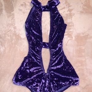 iheartraves velvet bodysuit